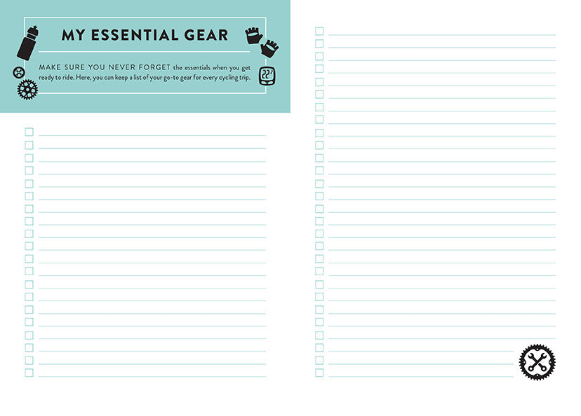 Cyclist's Journal inside page 4