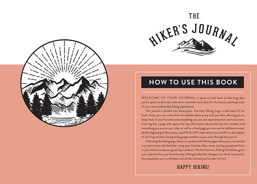 Hiker's Journal inside page 1