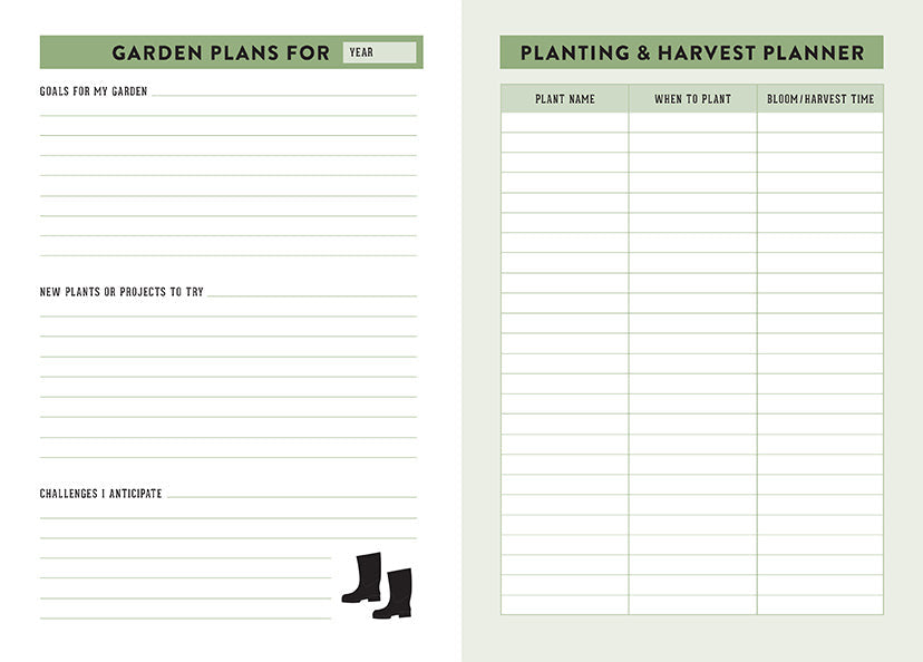 Gardener's Journal inside page 4