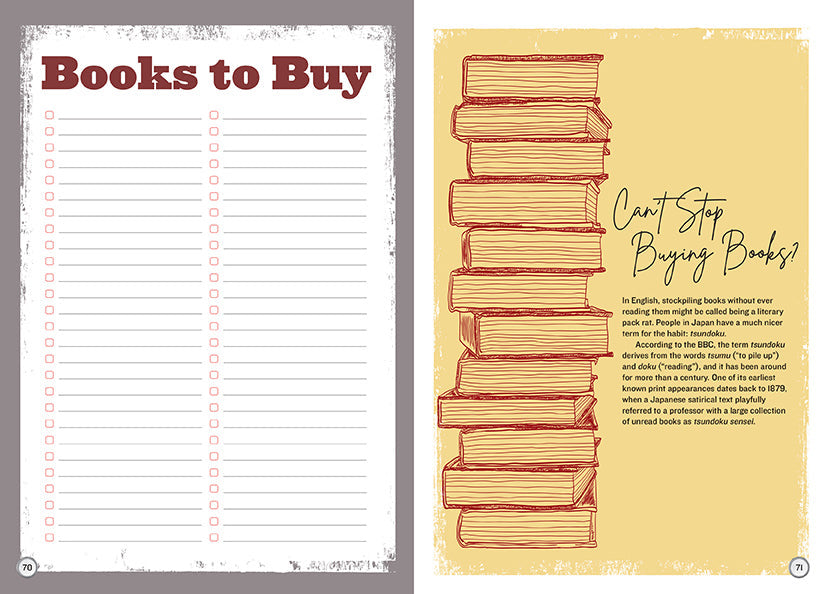 Mental Floss: The Curious Reader Journal for Book Lovers inside page 2