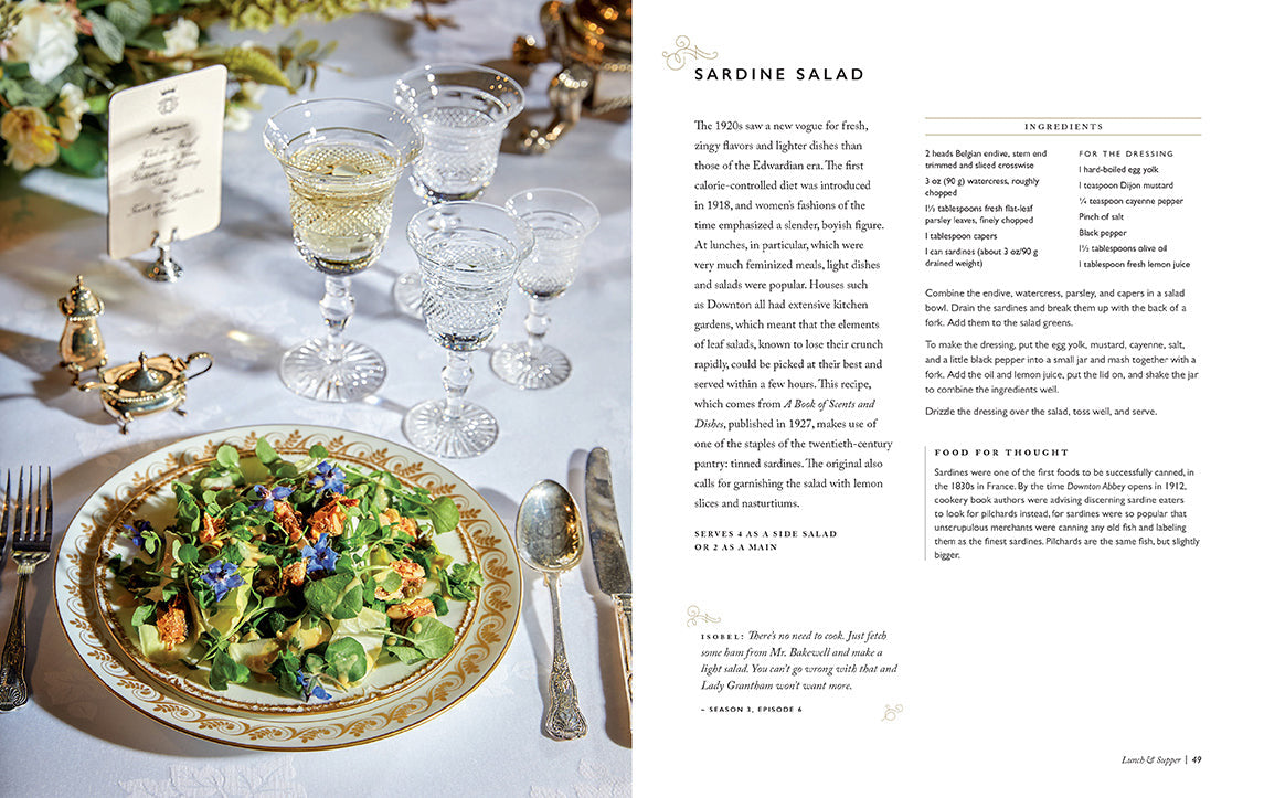 Official Downton Abbey Cookbook Collection inside page 1