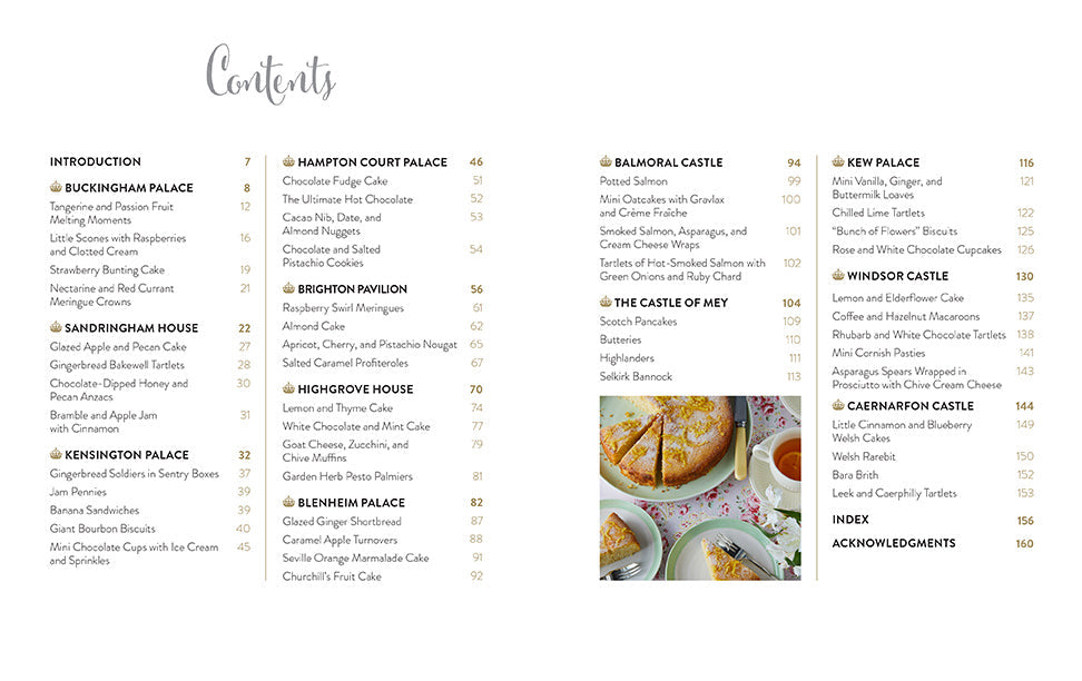 Tea at the Palace: A Cookbook inside page 1
