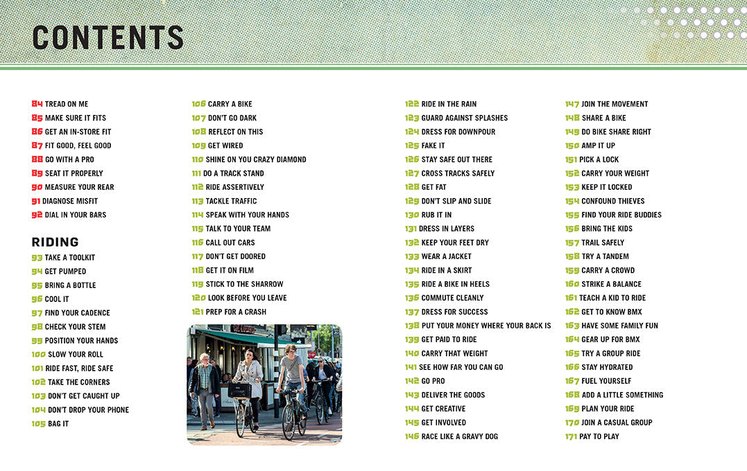 Total Bicycling Manual inside page 2