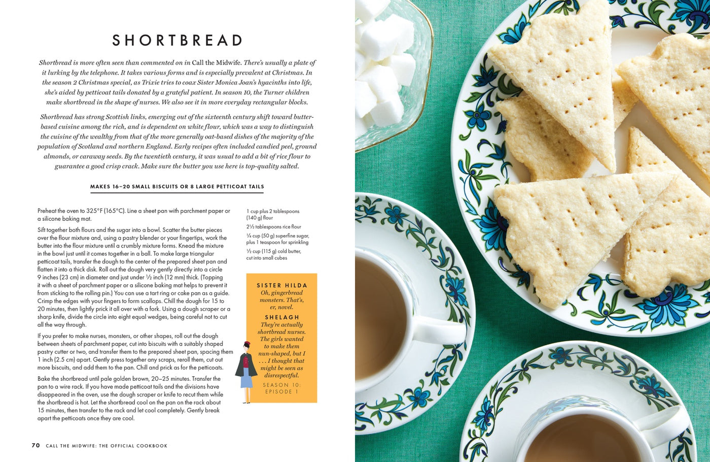 Call the Midwife the Official Cookbook inside page 4