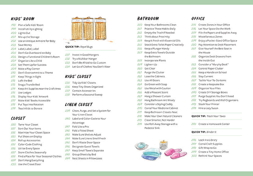 365 Quick & Easy Tips: Home Organization inside page 3