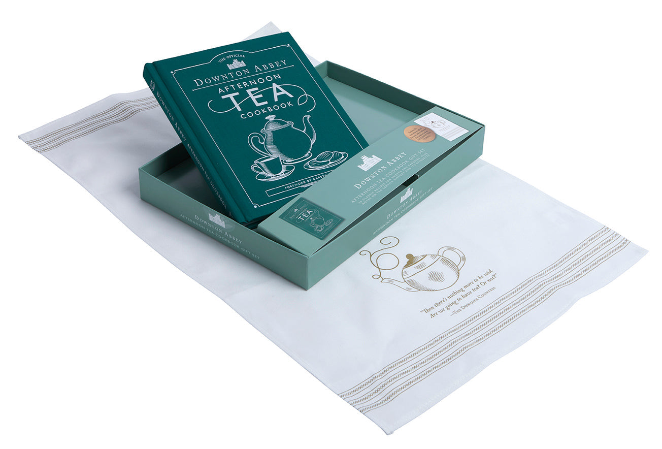 Official Downton Abbey Afternoon Tea Cookbook - Gift Set (Book + Tea Towel) inside page 1