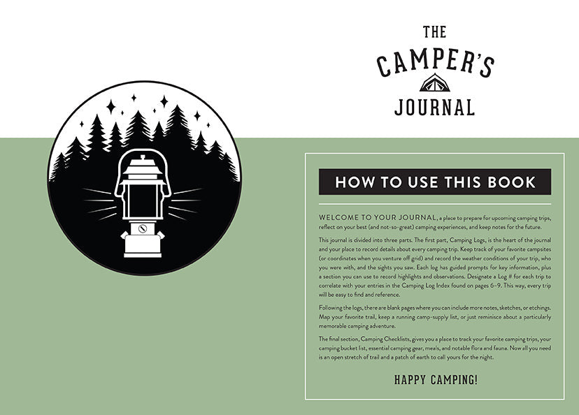 Camper's Journal inside page 1