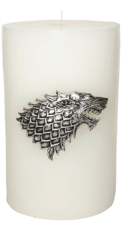 Game of Thrones: House Stark Large Sculpted Sigil Candle inside page 1