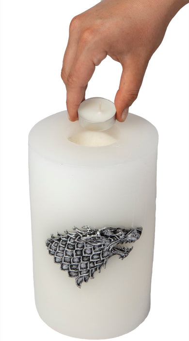 Game of Thrones: House Stark Large Sculpted Sigil Candle inside page 3