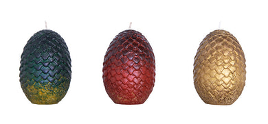 Game of Thrones: Sculpted Dragon Egg Candles (Set of 3) inside page 1