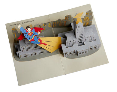 DC Comics: Superman Signature Pop-Up Card inside page 2