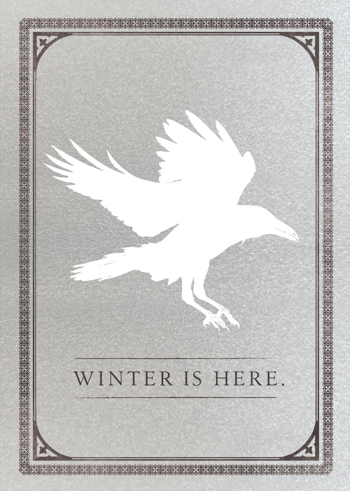 Game of Thrones: White Raven Signature Pop-Up Card inside page 1