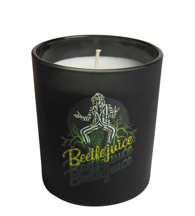 Beetlejuice Glass Candle inside page 1