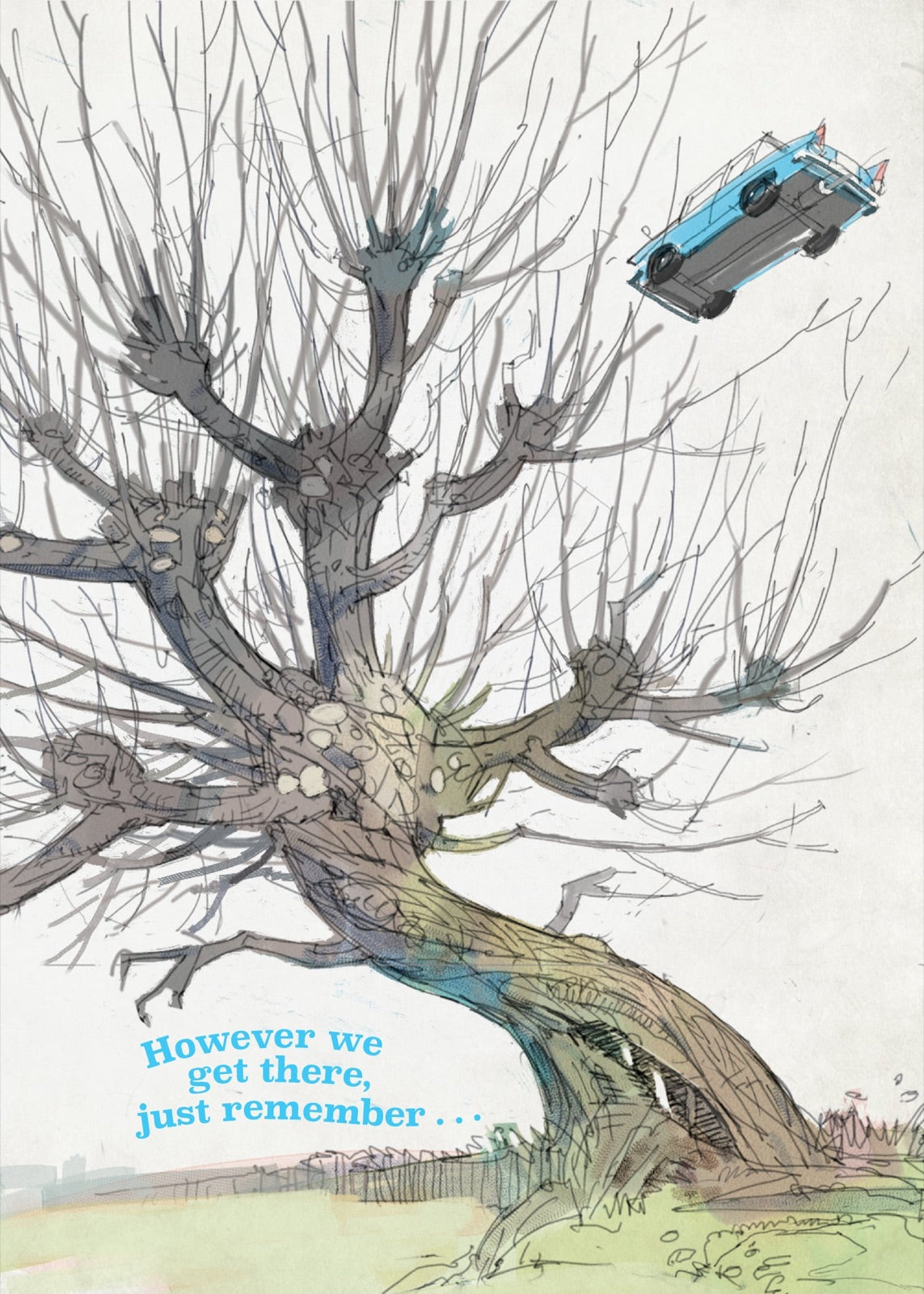 Harry Potter: Whomping Willow Friendship Signature Pop-Up Card inside page 1