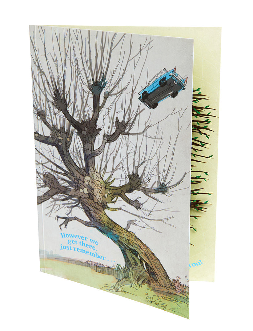 Harry Potter: Whomping Willow Friendship Signature Pop-Up Card inside page 2