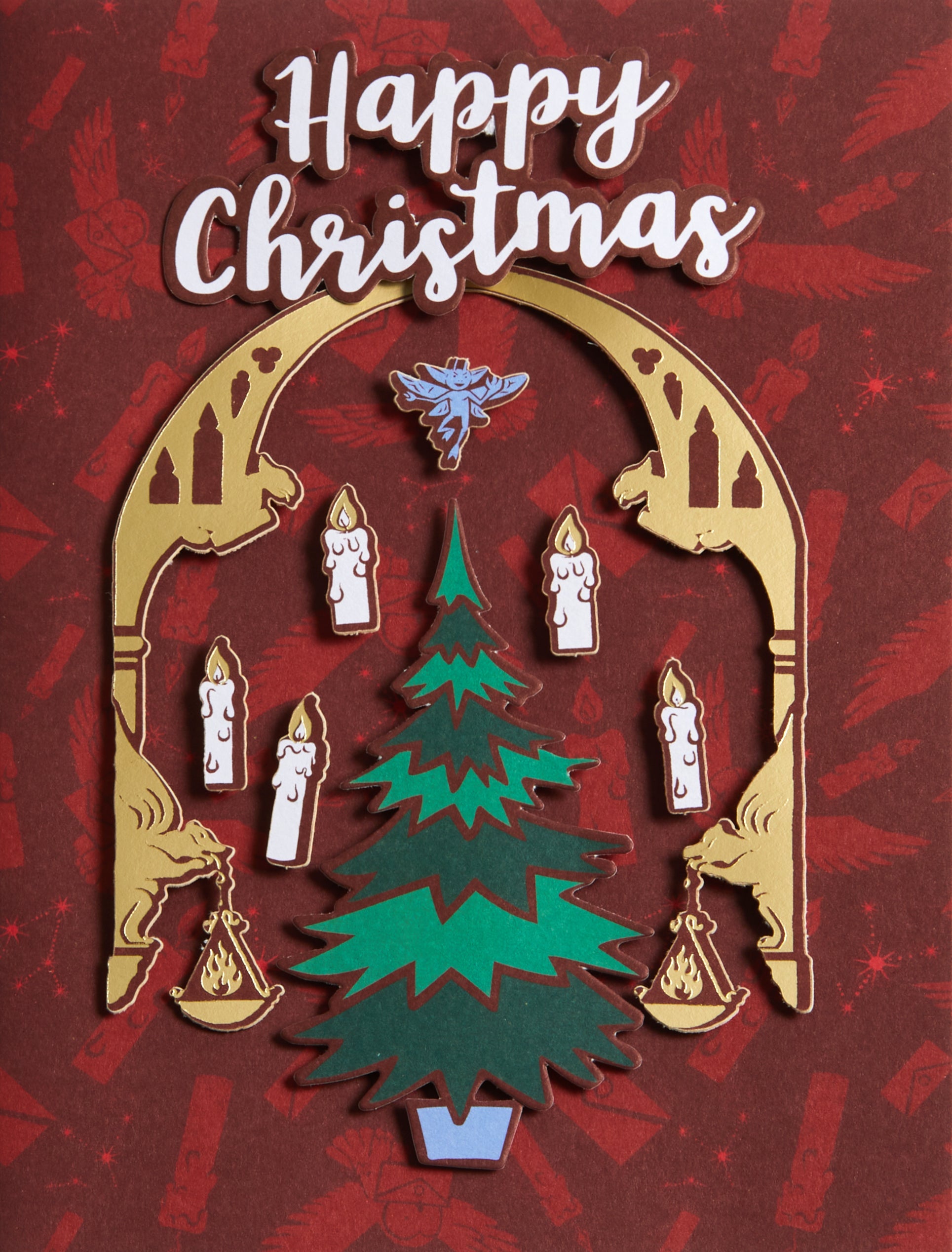Harry Potter: Great Hall Christmas Embellished Card