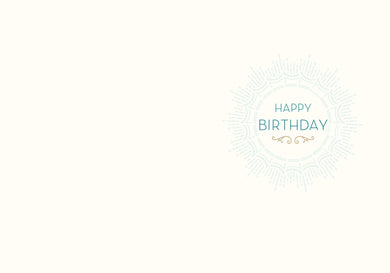 William Shakespeare Destiny Birthday Embellished Card inside page 1