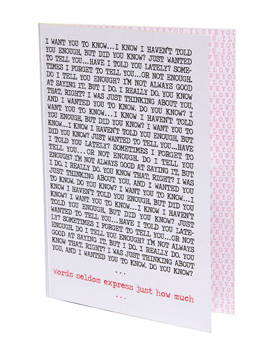 Love Note Signature Pop-Up Card inside page 2