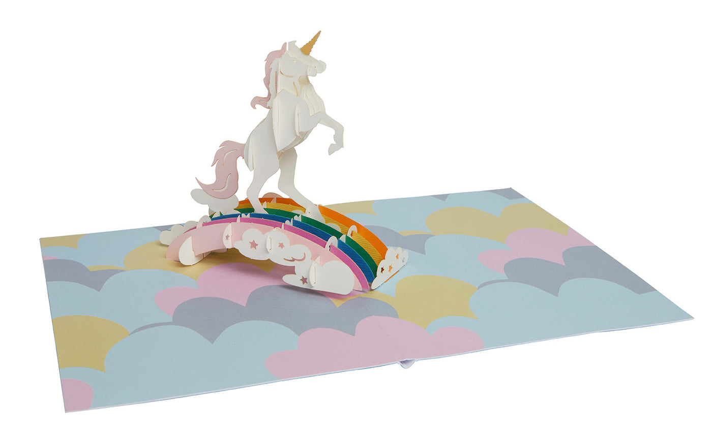 Unicorn Signature Pop-Up Card inside page 1
