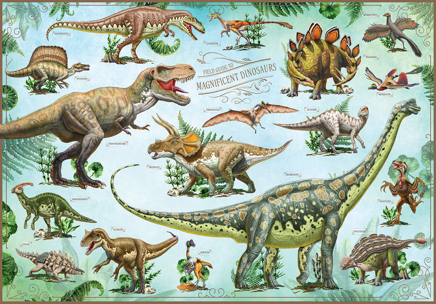 Field Guide to Magnificent Dinosaurs inside page 1