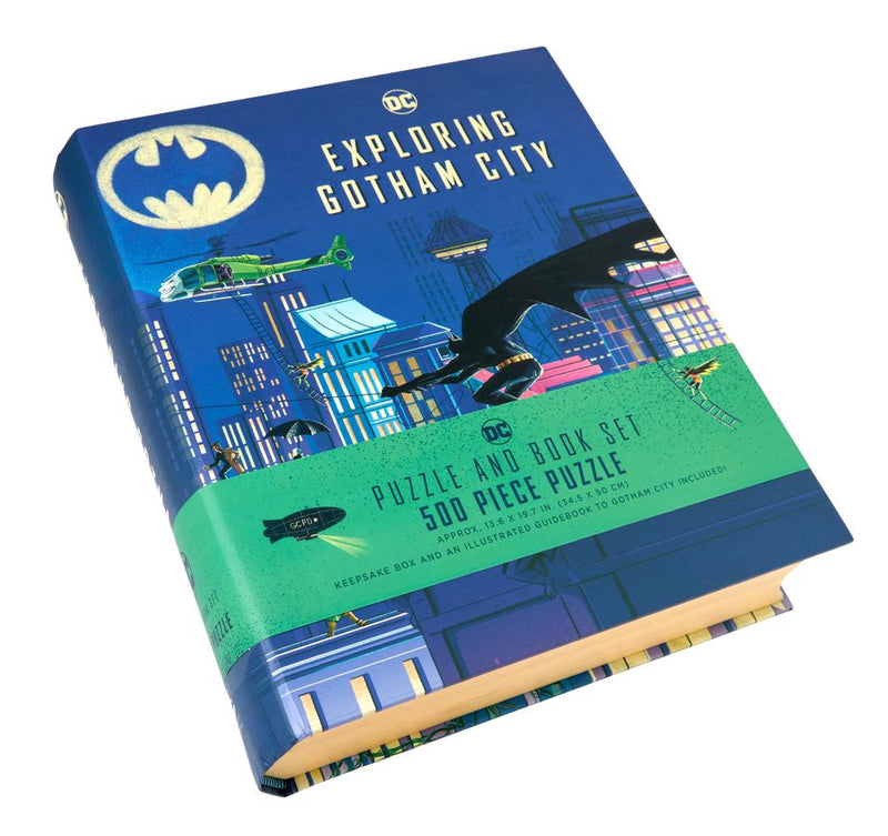 Exploring Gotham City Puzzle and Book Set-Hobbies/ quizzes/ games-買書書 BuyBookBook