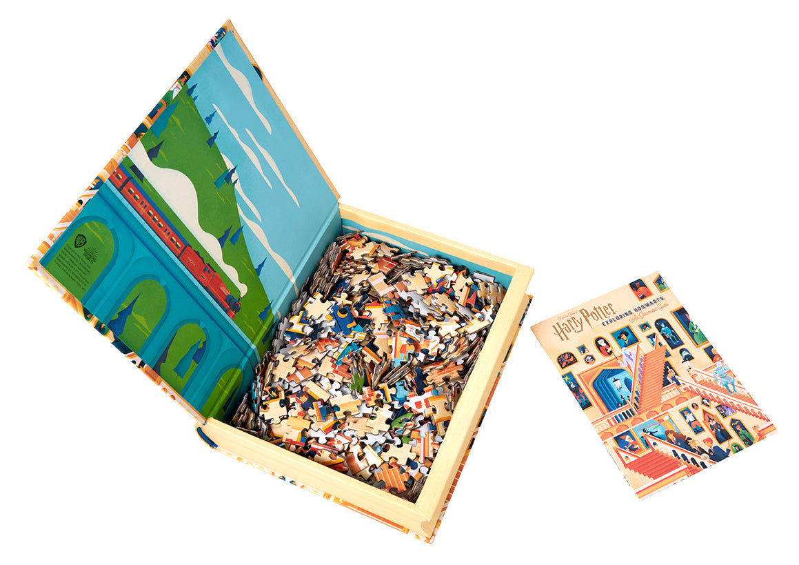 Exploring Hogwarts Puzzle and Book Set inside page 1