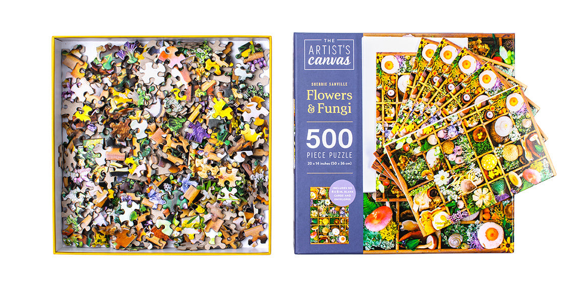 Flowers and Fungi Jigsaw Puzzle inside page 2