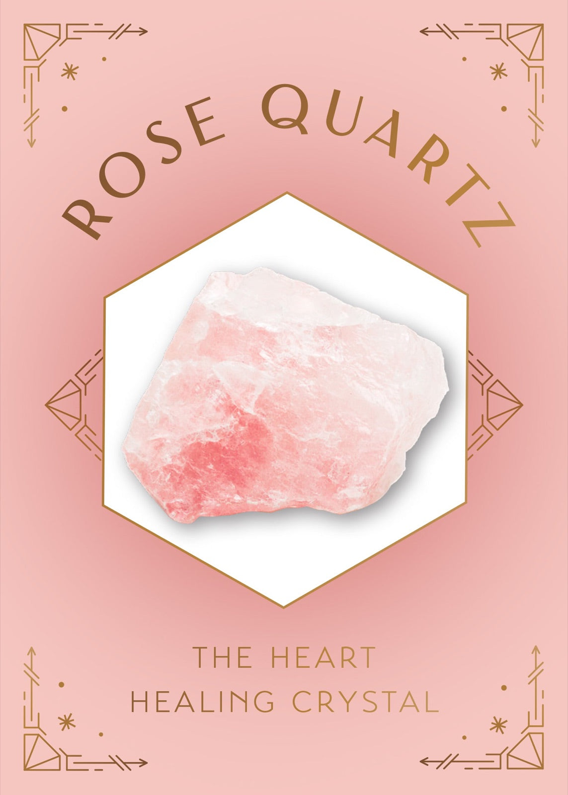 Rose Quartz Crystal Healing Scented Glass Candle inside page 3
