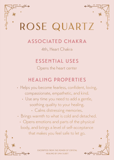 Rose Quartz Crystal Healing Scented Glass Candle inside page 4