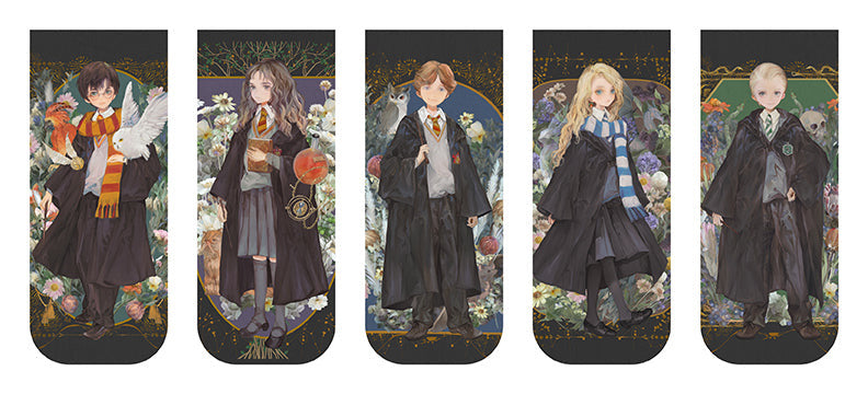 Harry Potter: Floral Fantasy Magnetic Bookmark Set (Set of 5) inside page 2