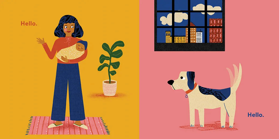 Dog's First Baby US - Board book
