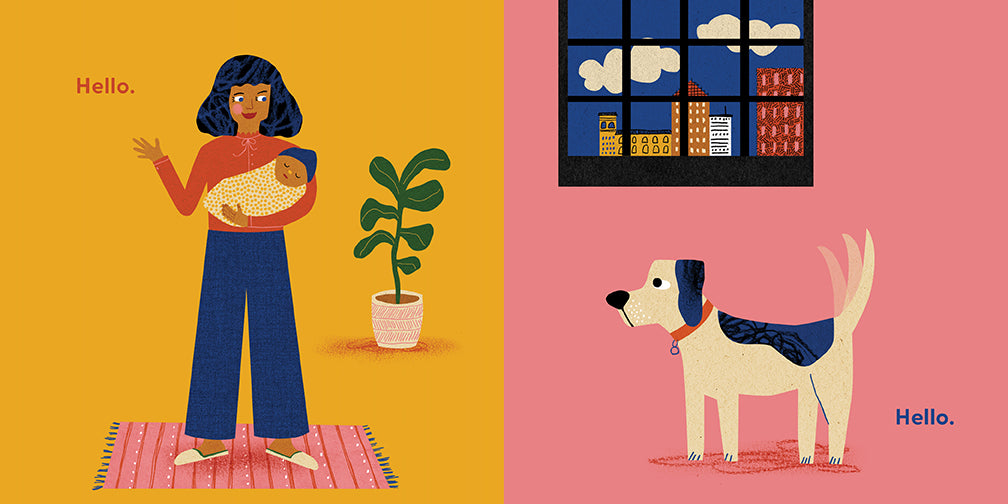 Dog's First Baby US - Board book