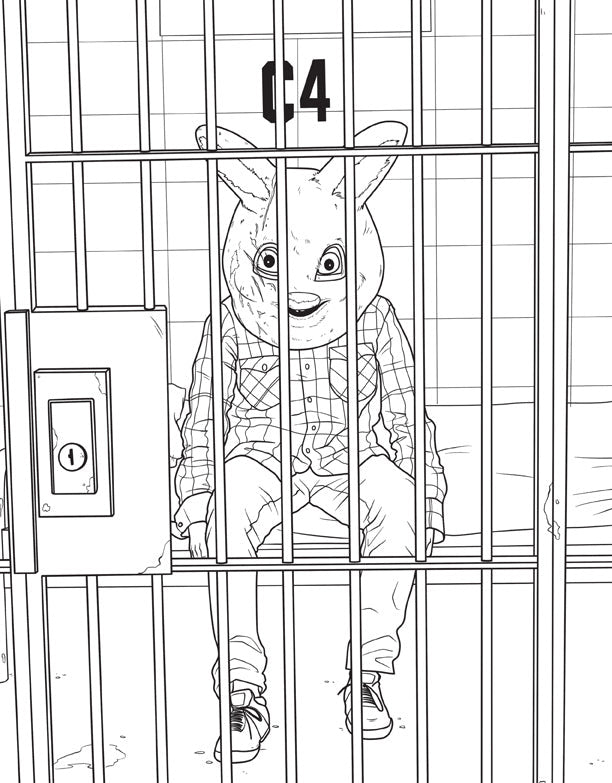 Official Supernatural Coloring Book inside page 3