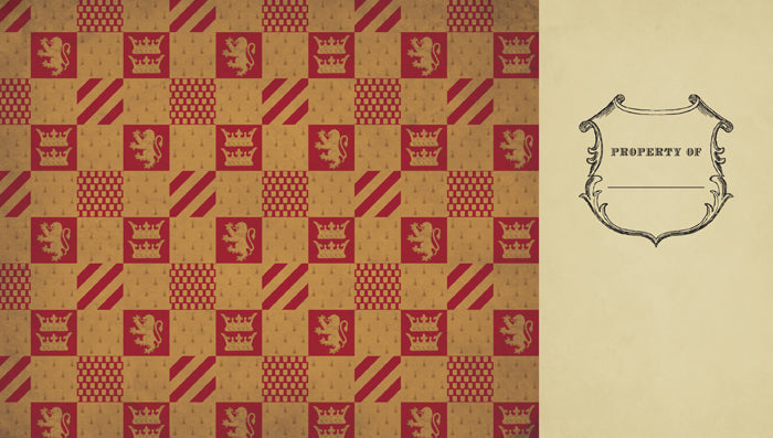 Harry Potter: Gryffindor Ruled Pocket Journal inside page 3