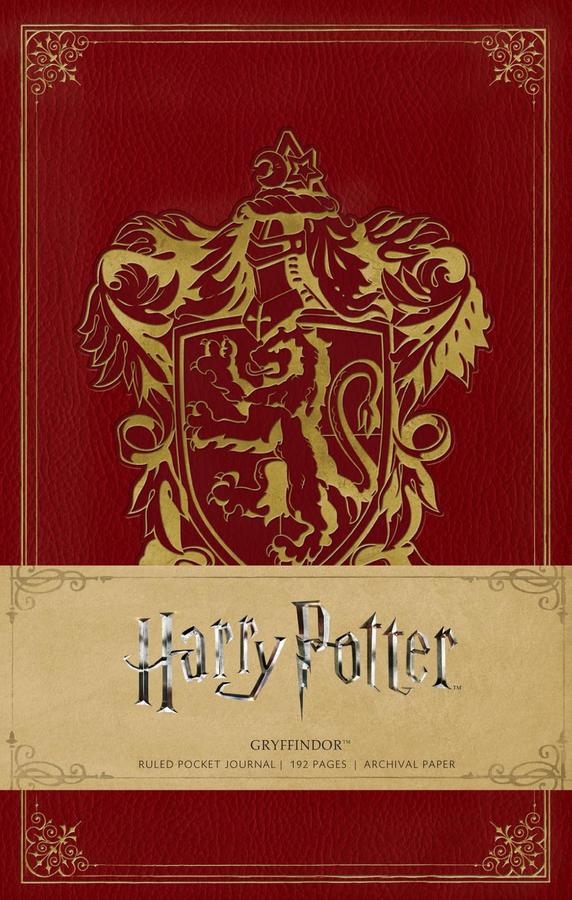 Harry Potter: Gryffindor Ruled Pocket Journal-Film/ television/ radio and performing arts-買書書 BuyBookBook