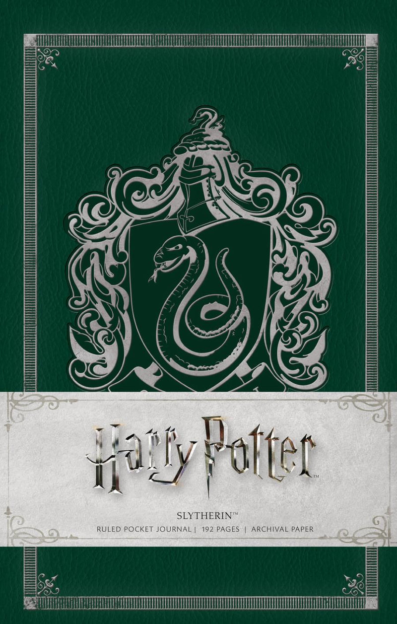 Harry Potter: Slytherin Ruled Pocket Journal-Film/ television/ radio and performing arts-買書書 BuyBookBook