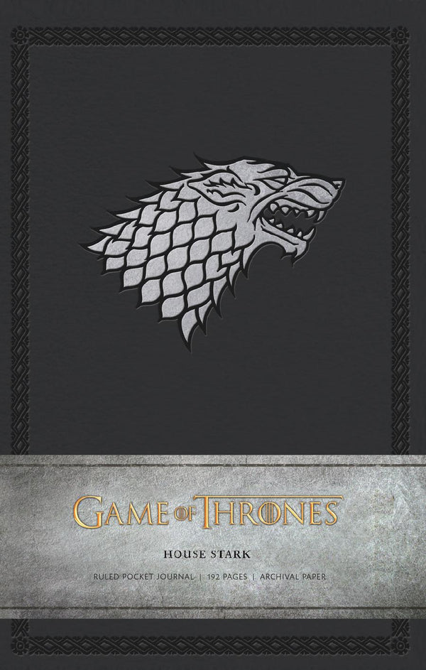 Game of Thrones: House Stark Ruled Pocket Journal-Art: general-買書書 BuyBookBook
