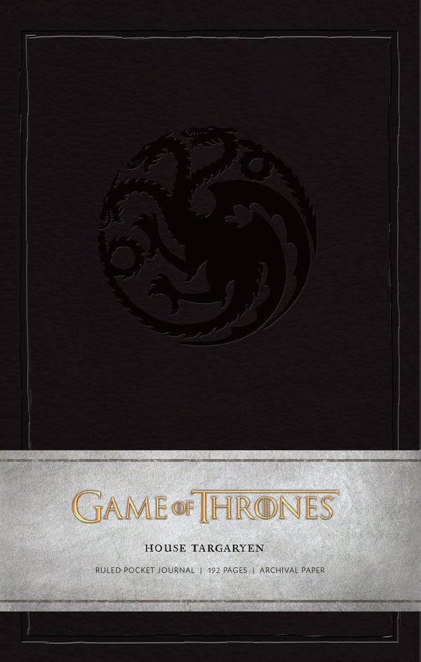 Game of Thrones: House Targaryen Ruled Pocket Journal-Art: general-買書書 BuyBookBook