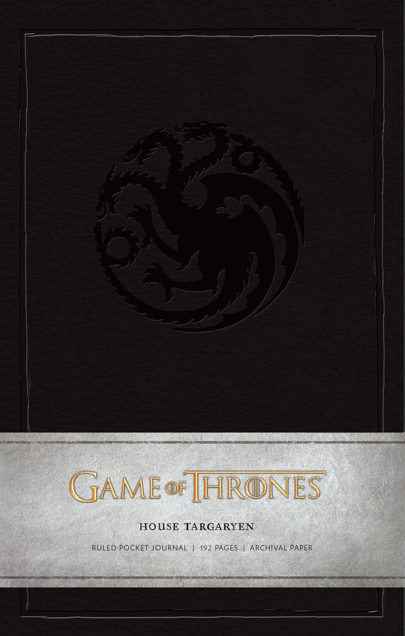 Game of Thrones: House Targaryen Ruled Pocket Journal-Art: general-買書書 BuyBookBook