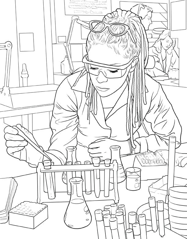 Orphan Black: The Official Coloring Book inside page 3