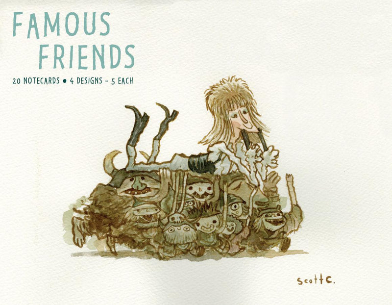 Scott C. Blank Boxed Notecards-Art: general-買書書 BuyBookBook