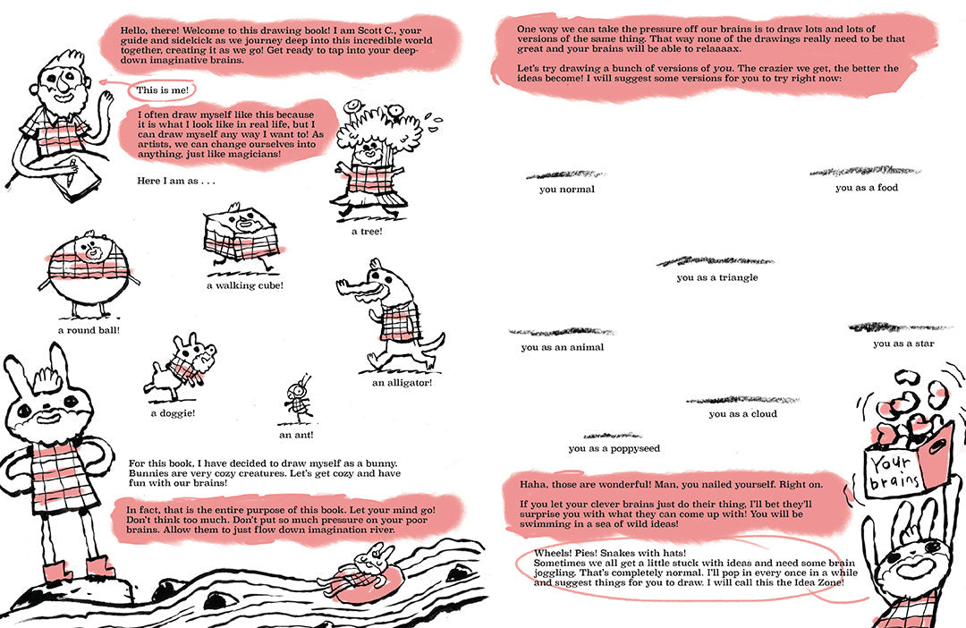 Adventures in Drawing inside page 1