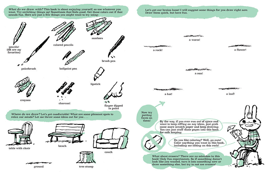 Adventures in Drawing inside page 2