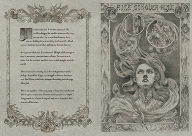 Court of the Dead Hardcover Blank Sketchbook inside page 2