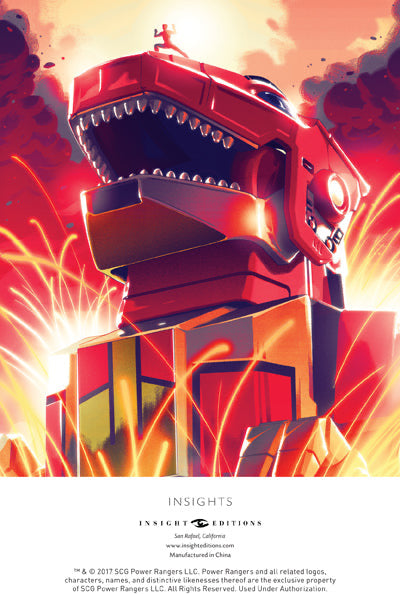 Power Rangers: Red Ranger Hardcover Ruled Journal inside page 1