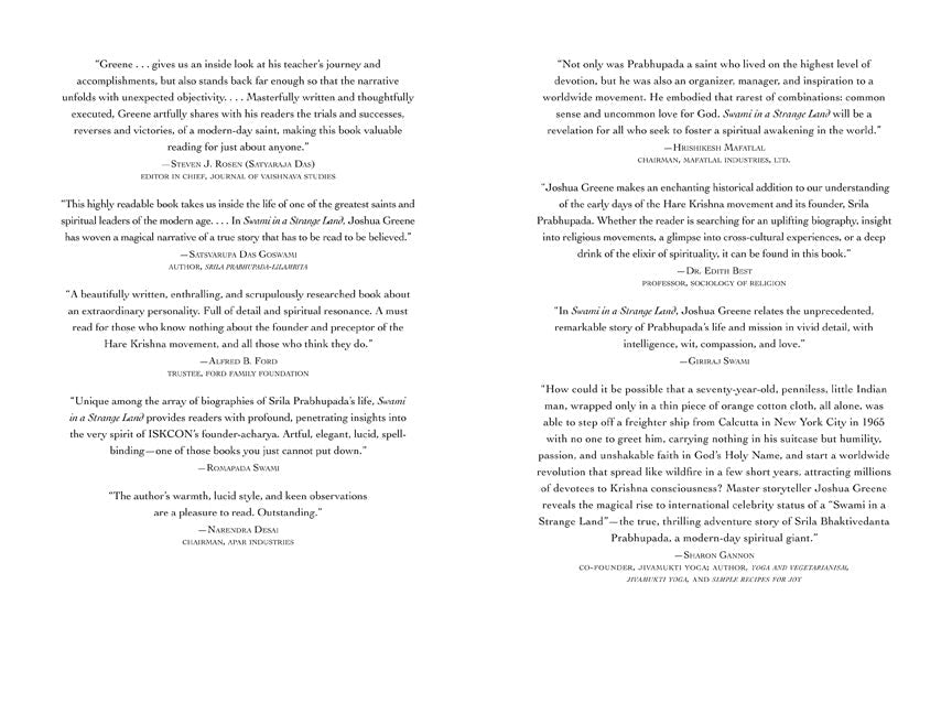 Swami in a Strange Land inside page 2
