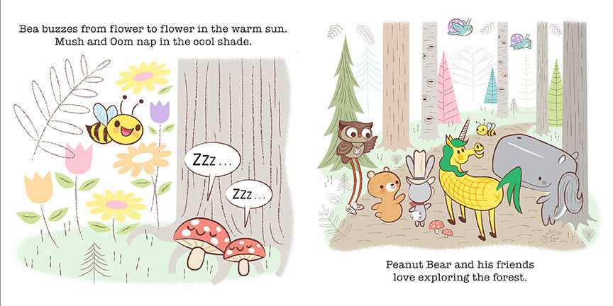 Peanut Bear: What's in the Forest? inside page 3