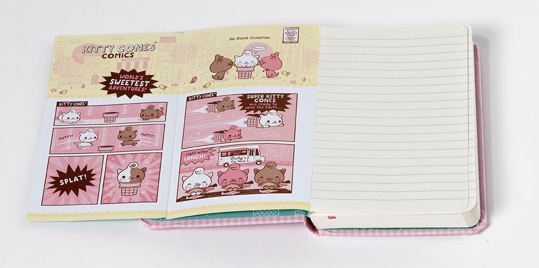 Kitty Cones Ruled Pocket Journal inside page 3