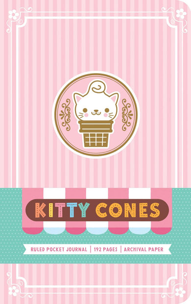 Kitty Cones Ruled Pocket Journal-Children’s / Teenage fiction: Nature and animal stories-買書書 BuyBookBook