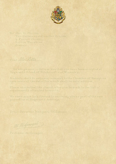 Harry Potter: Hogwarts School of Witchcraft and Wizardry Desktop Stationery Set (With Pen) inside page 3